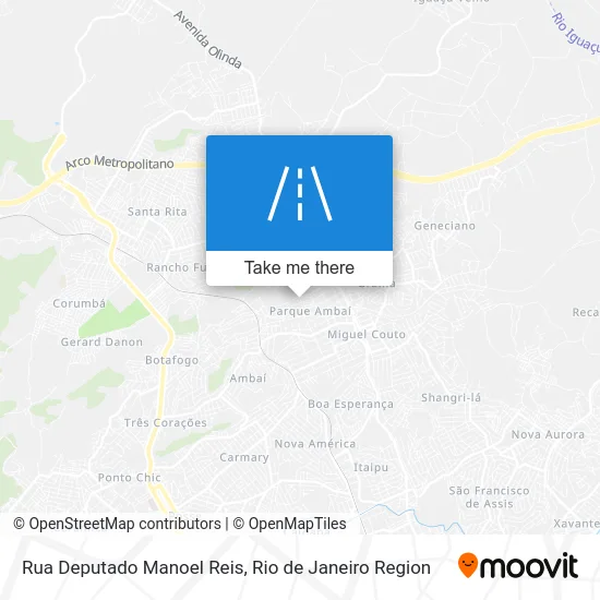 Rua Deputado Manoel Reis map