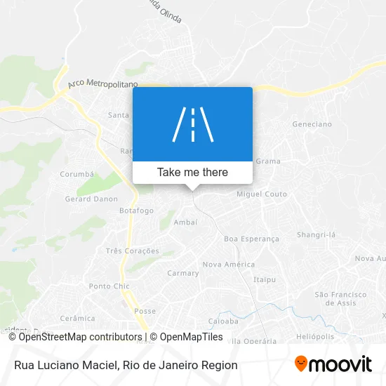 Rua Luciano Maciel map