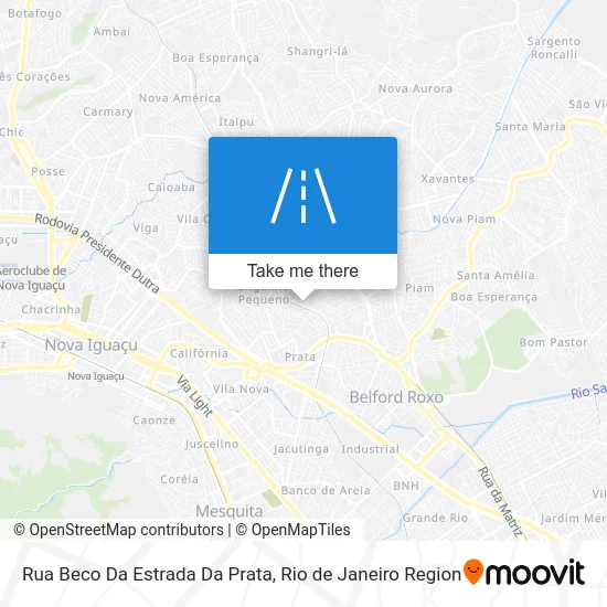 Rua Beco Da Estrada Da Prata map