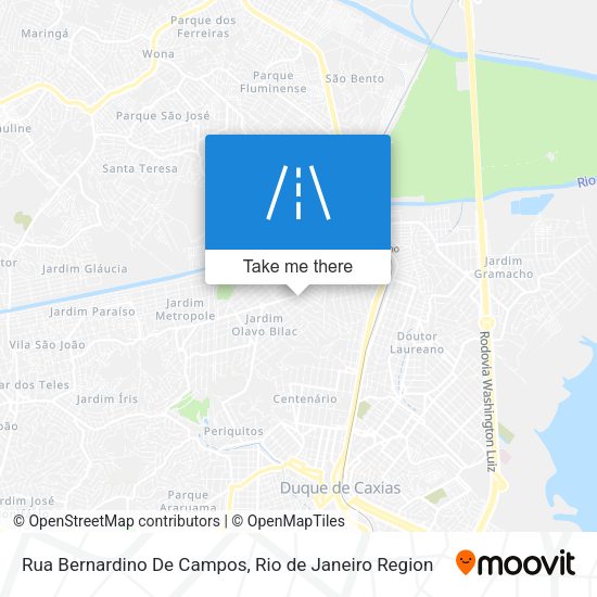 Rua Bernardino De Campos map