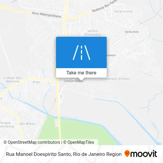 Rua Manoel Doespirito Santo map