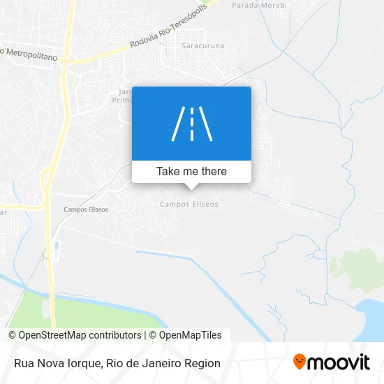 Rua Nova Iorque map