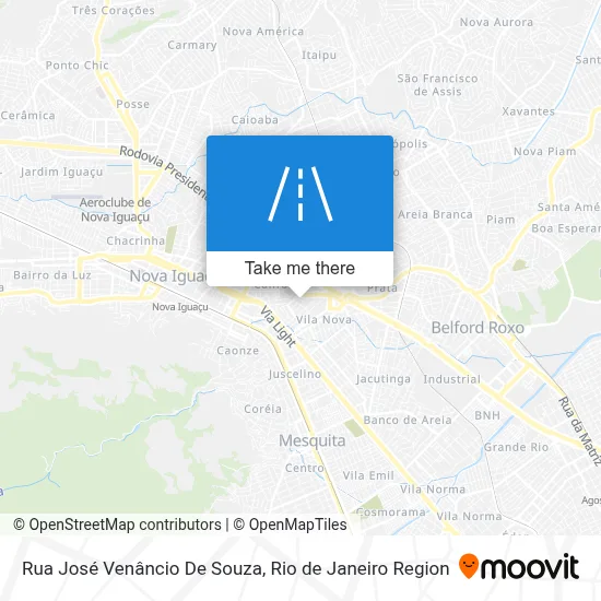 Rua José Venâncio De Souza map