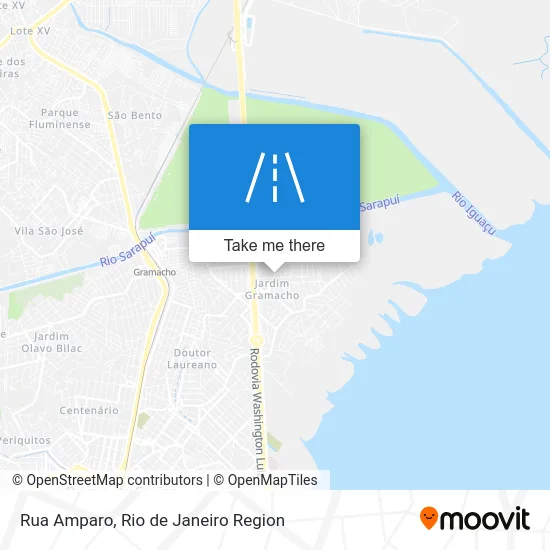 Rua Amparo map
