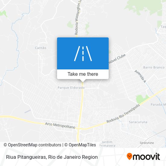 Riua Pitangueiras map