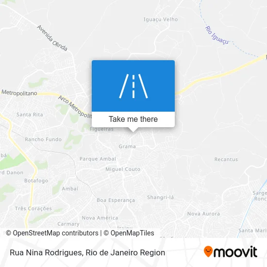 Rua Nina Rodrigues map