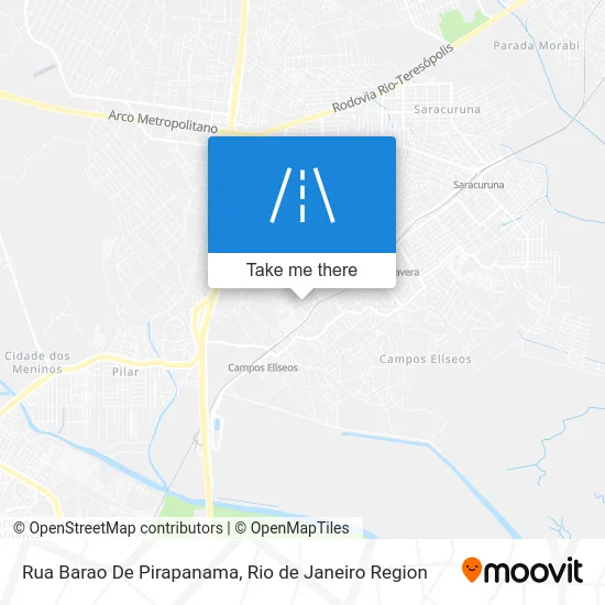 Rua Barao De Pirapanama map