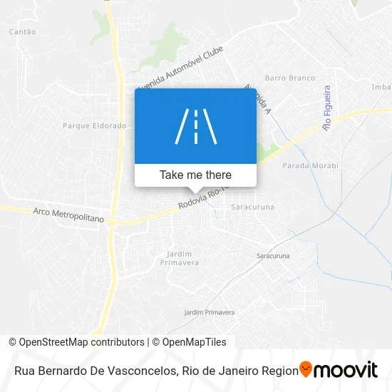 Rua Bernardo De Vasconcelos map
