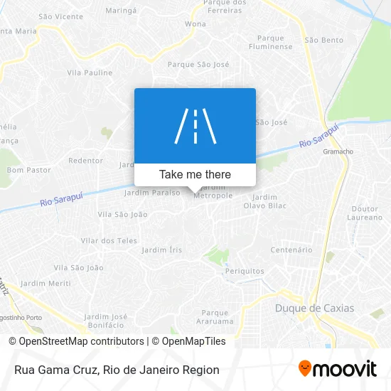 Rua Gama Cruz map