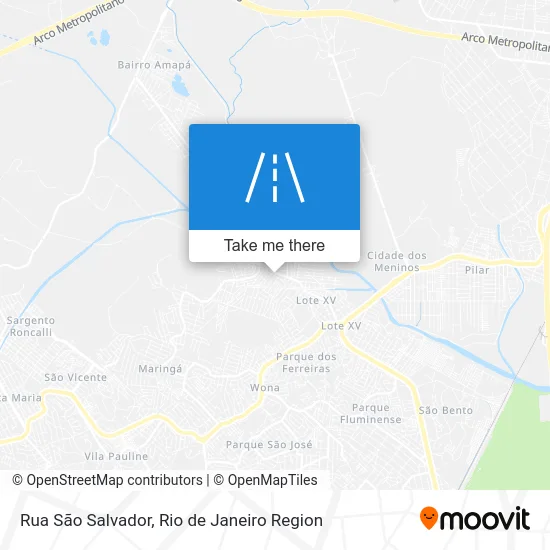 Rua São Salvador map