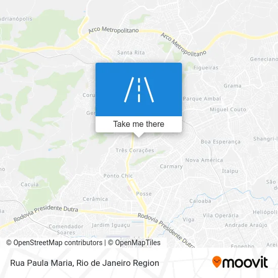 Rua Paula Maria map