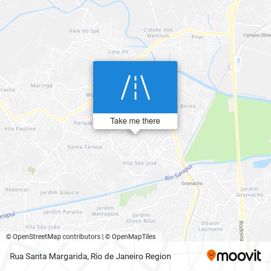 Rua Santa Margarida map