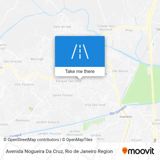 Avenida Nogueira Da Cruz map