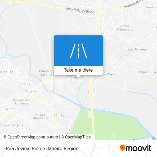 Rua Jovina map