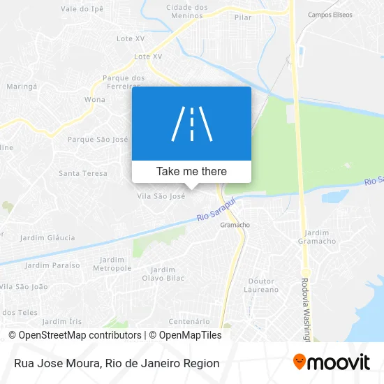 Rua Jose Moura map