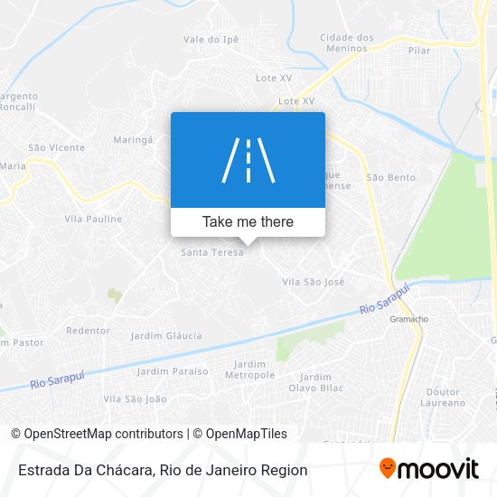 Estrada Da Chácara map
