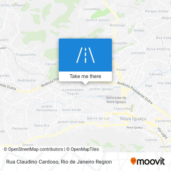 Rua Claudino Cardoso map