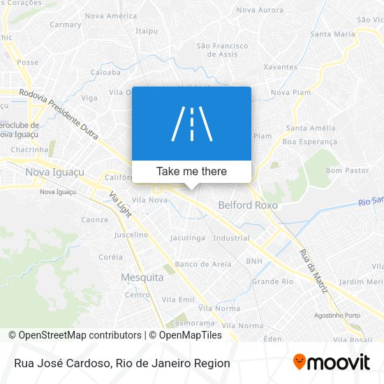 Rua José Cardoso map