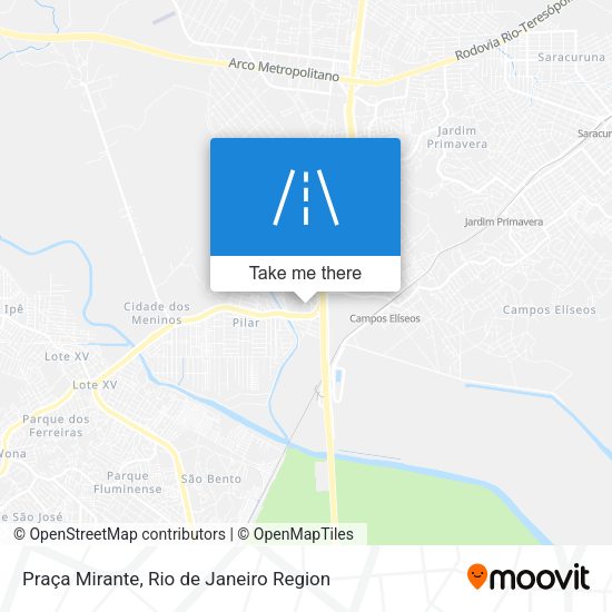 Praça Mirante map