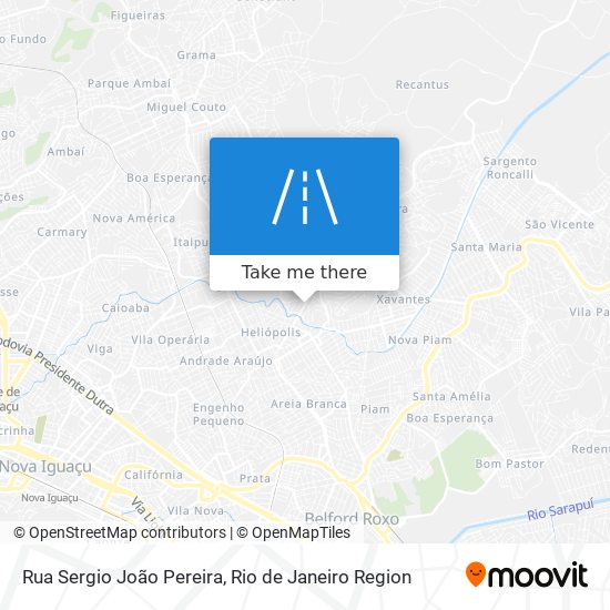 Mapa Rua Sergio João Pereira