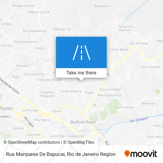 Rua Marquese De Bapucai map