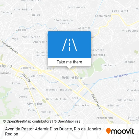 Avenida Pastor Ademir Dias Duarte map