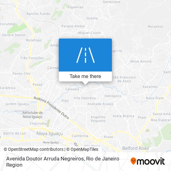 Avenida Doutor Arruda Negreiros map