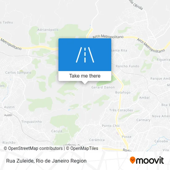 Rua Zuleide map