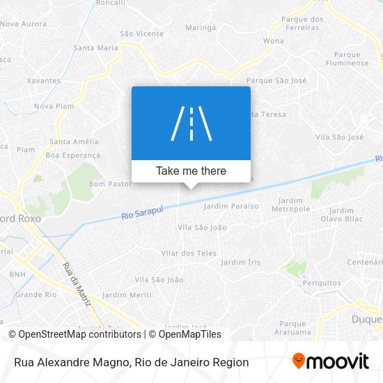 Rua Alexandre Magno map