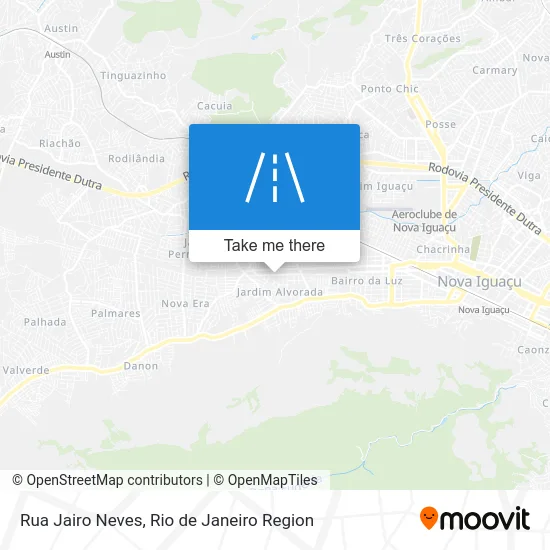 Rua Jairo Neves map