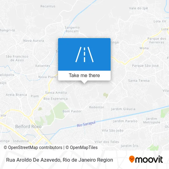 Rua Aroldo De Azevedo map