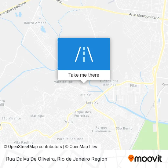 Rua Dalva De Oliveira map