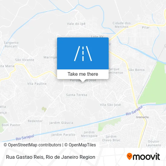 Rua Gastao Reis map