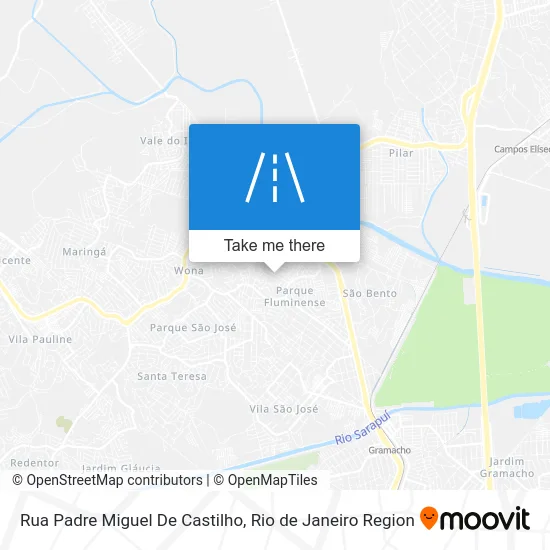 Rua Padre Miguel De Castilho map