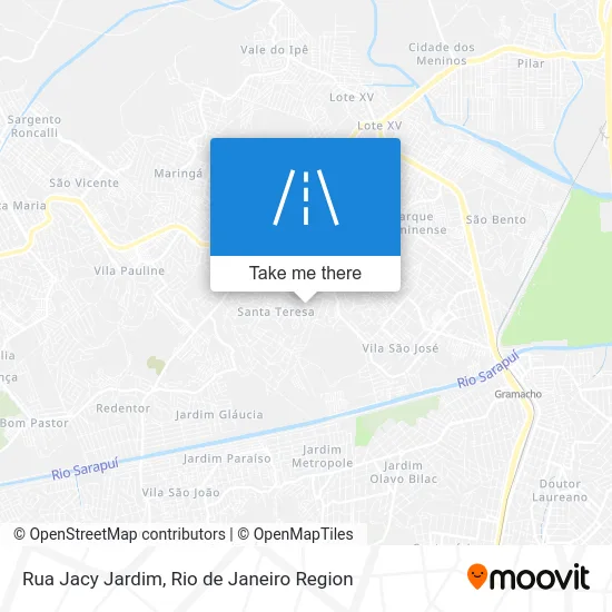 Rua Jacy Jardim map