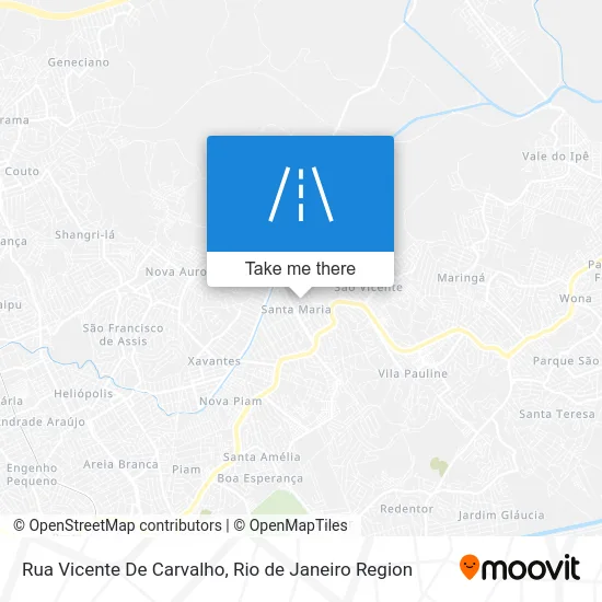 Rua Vicente De Carvalho map