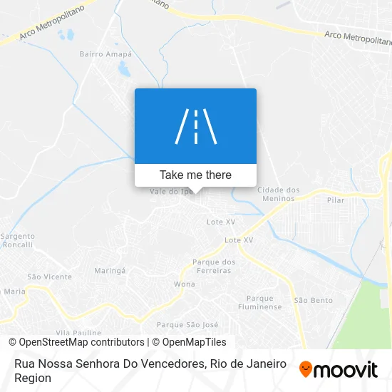 Rua Nossa Senhora Do Vencedores map