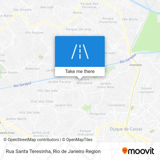 Rua Santa Teresinha map