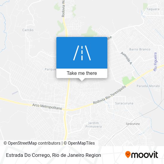 Estrada Do Corrego map