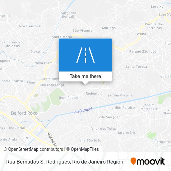 Rua Bernados S. Rodrigues map