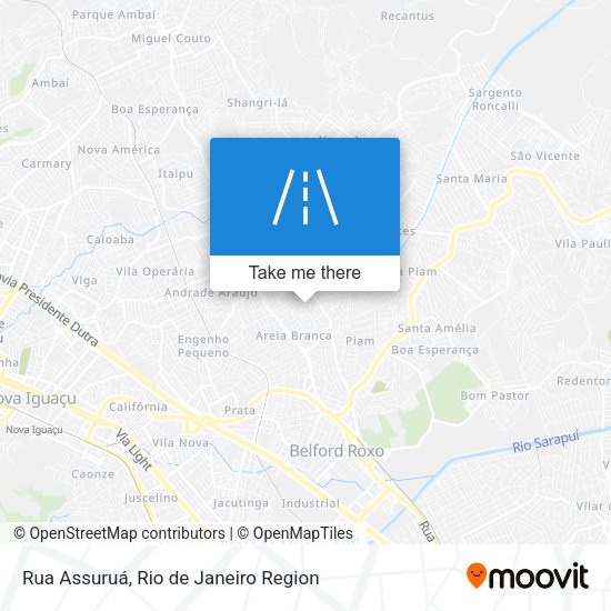 Rua Assuruá map