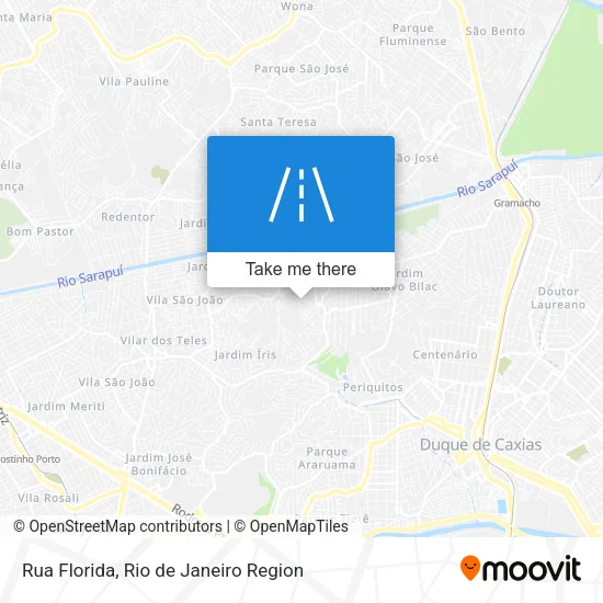 Rua Florida map