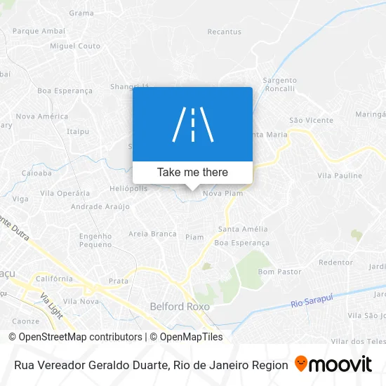 Rua Vereador Geraldo Duarte map