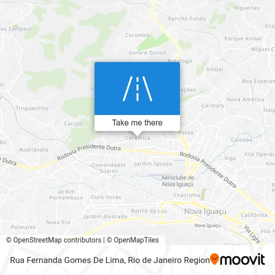 Rua Fernanda Gomes De Lima map