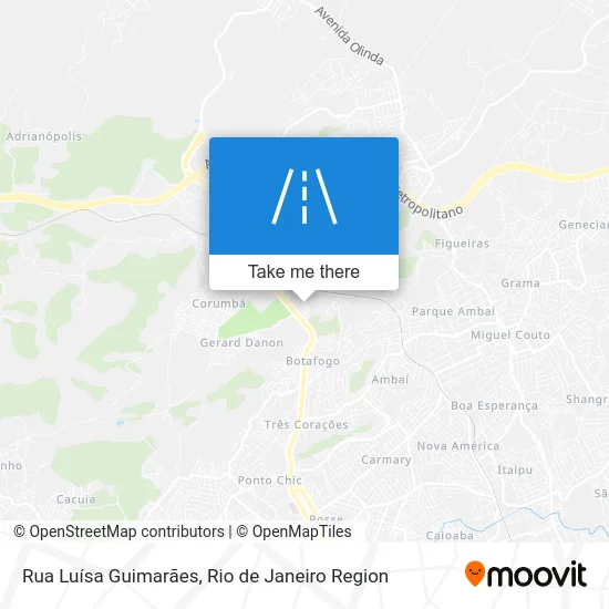 Rua Luísa Guimarães map