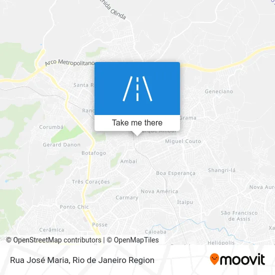 Rua José Maria map