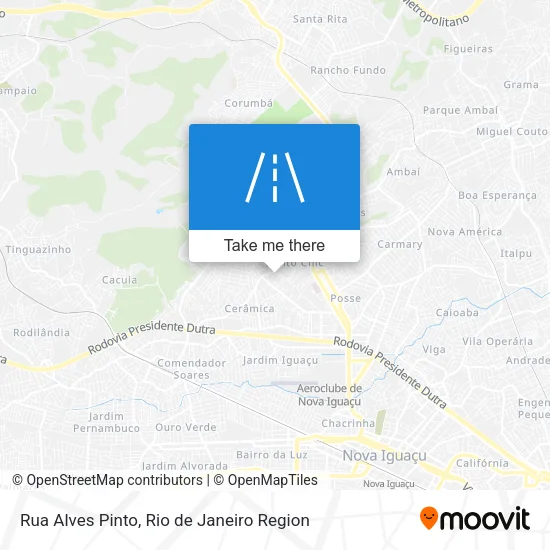 Rua Alves Pinto map