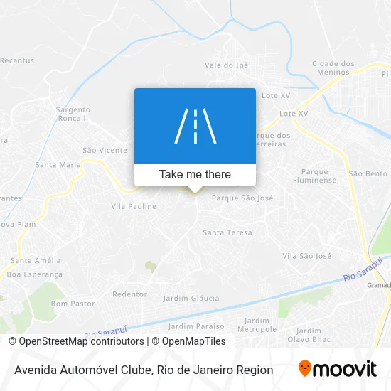 Avenida Automóvel Clube map