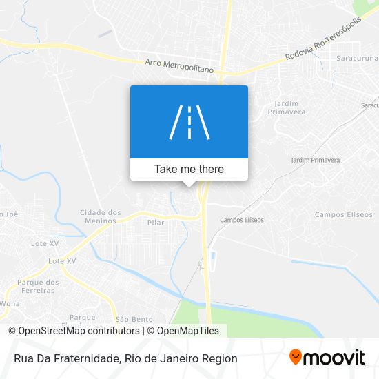 Rua Da Fraternidade map