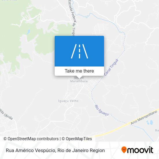 Rua Américo Vespúcio map